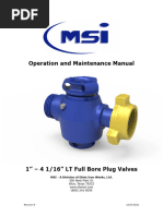 MSI LT Valve Maintenance Manual