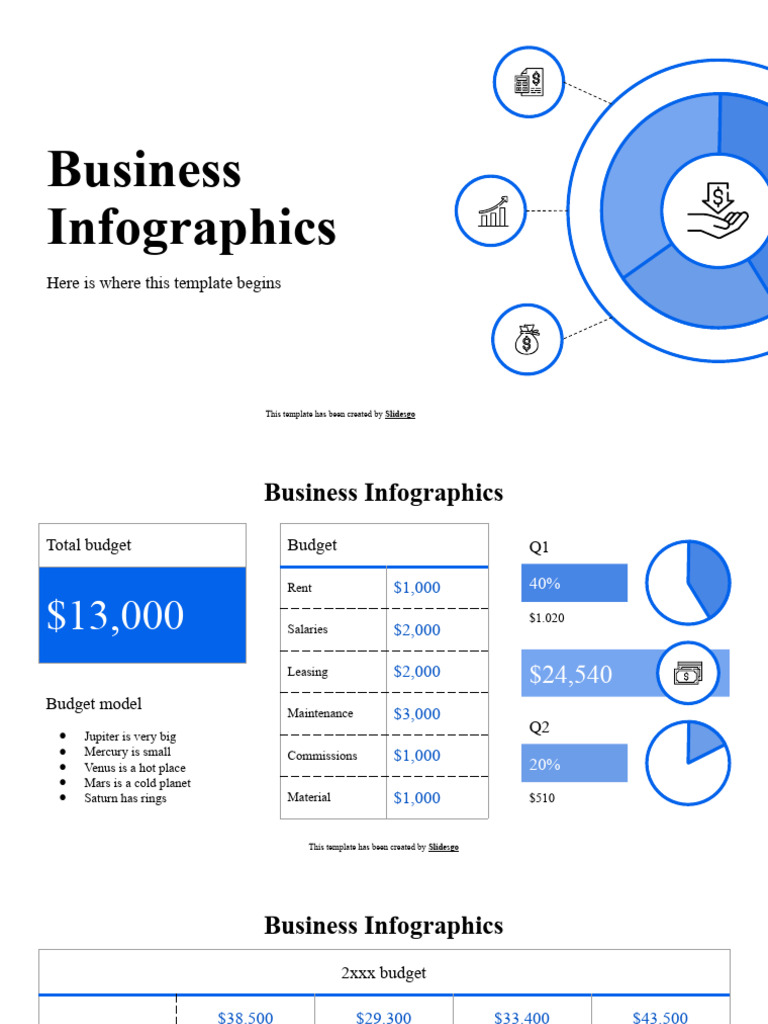 Business Infographics Simple | PDF | Planets | Planets In Astrology