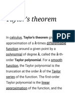 Taylor's Theorem - Wikipedia