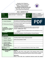 Daily Lesson Plan: School Grade Level Teacher Learning Area Time & Dates Quarter