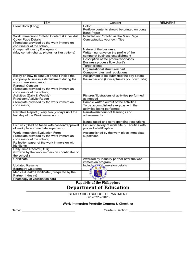 work-immerion-portfolio-content-and-checklist-pdf