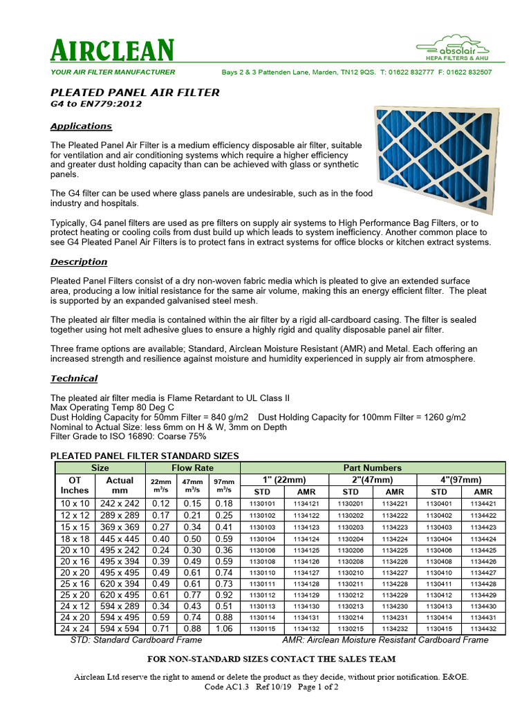 Camfil 30/30 20 X 20 X 2 Pleated Panel Filter High Capacity Merv Rating 8 049880-002 - SB