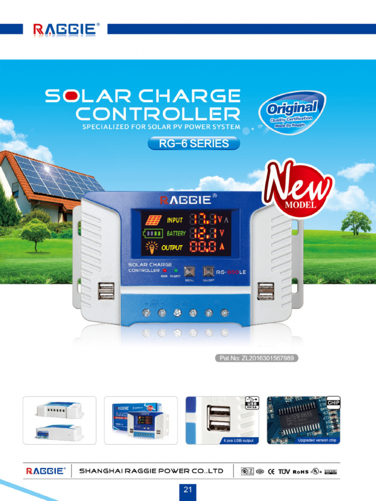 Solar Charge Controller - 20a Solar | PDF
