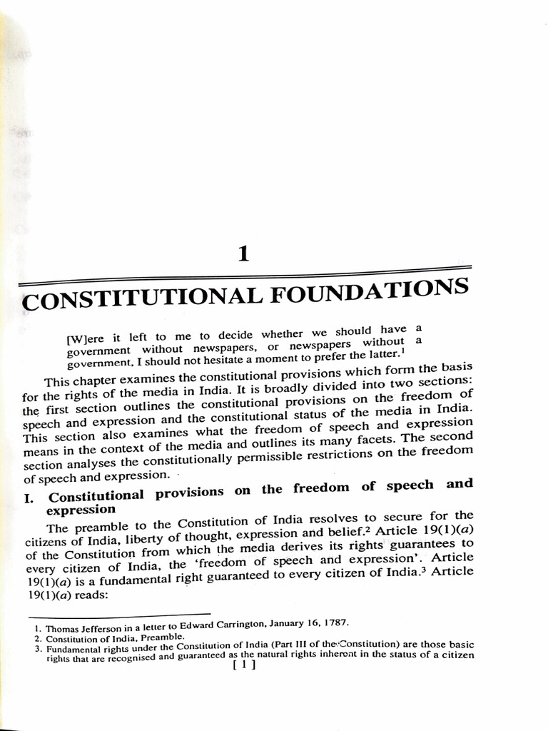 Chapter 2 Media Law | PDF | First Amendment To The United States ...