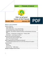 Glor Newsletter January 2024 - Friends of Ireland