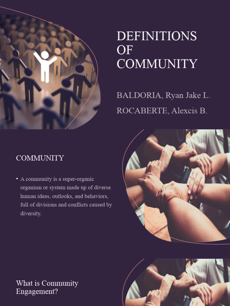 Def of Community PDF