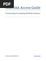 MSDNAA Access Guide: Downloading & Installing MSDNAA Software