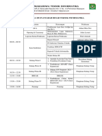 Agenda Acara