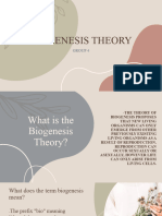 Biogenesis Theory