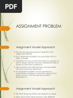 Assignment Problem