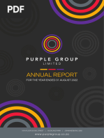 Purple Group Annual Financial Report 31 August 2022