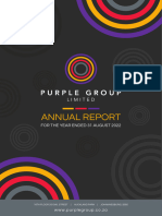 Purple Group Annual Financial Report 31 August 2022