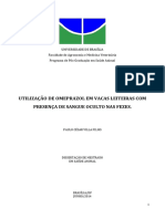 Utilização de Omeprazol em Vacas Leiteiras Com Presença de Sangue Oculto Nas Fezes.