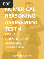 Richard McMunns Aptitude Vault Numerical Reasoning Test 4