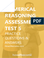 Richard McMunns Aptitude Vault Numerical Reasoning Test 5