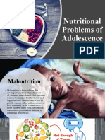 Nutritional Problems of Adolescence