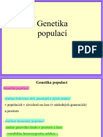 Genetika Populací