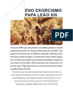 Pequeno Exorcismo Do Papa Leão Xiii