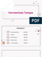 Kelompok 1 - Fermentasi Tempe