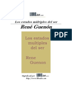Guenon, Rene - Estados múltiples Del Ser, Los