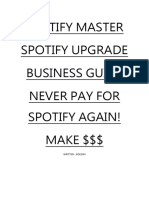 Spotify - Upgrading - Business - Spotify Master