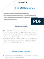 5.2 Proof in Mathematics