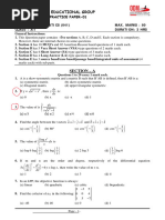 Practice Paper-01 - Maths