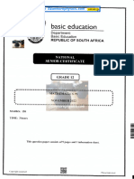 NSC Maths Grade 12 November 2022 P1 and Memo