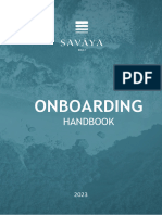 Onboarding Handbook - Savaya Group