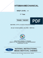 Draughtsman Mechanical - 1st Year - Trade Theory (NSQF 2022)