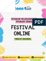 Juklak Juknis Festival Online
