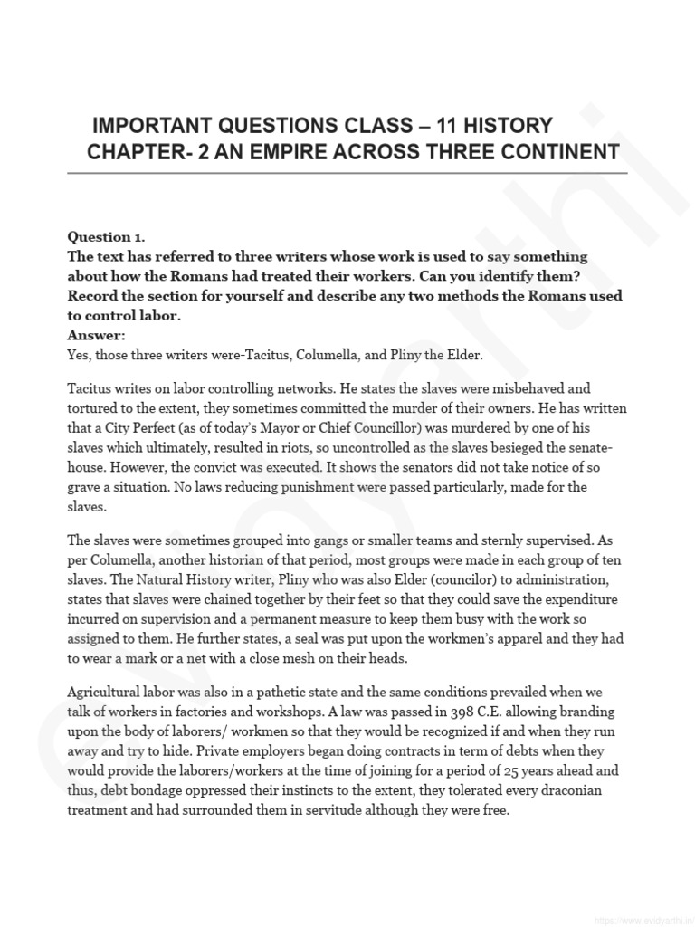 EKLAVYA STUDY POINT HISTORY CHAPTER 2 CLASS 11 intelligence overview