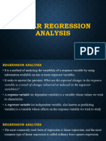 Linear Regression Analysis