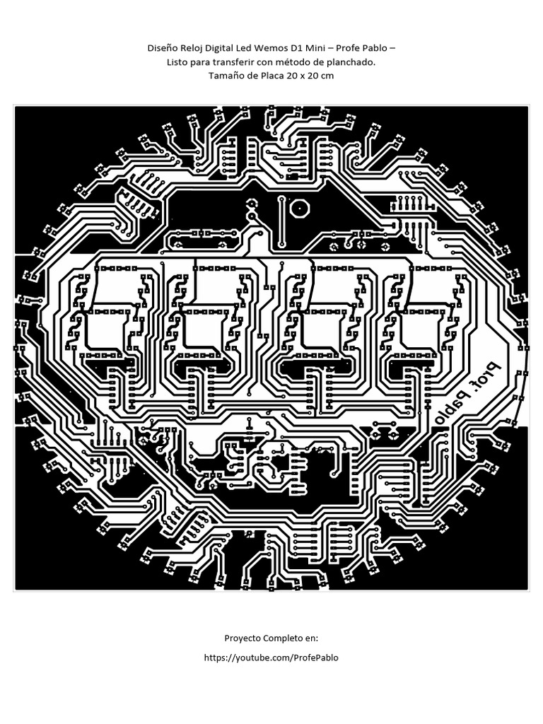 Reloj Digital LED con Wemos D1 Mini | PDF | Semiconductores | Equipo ...