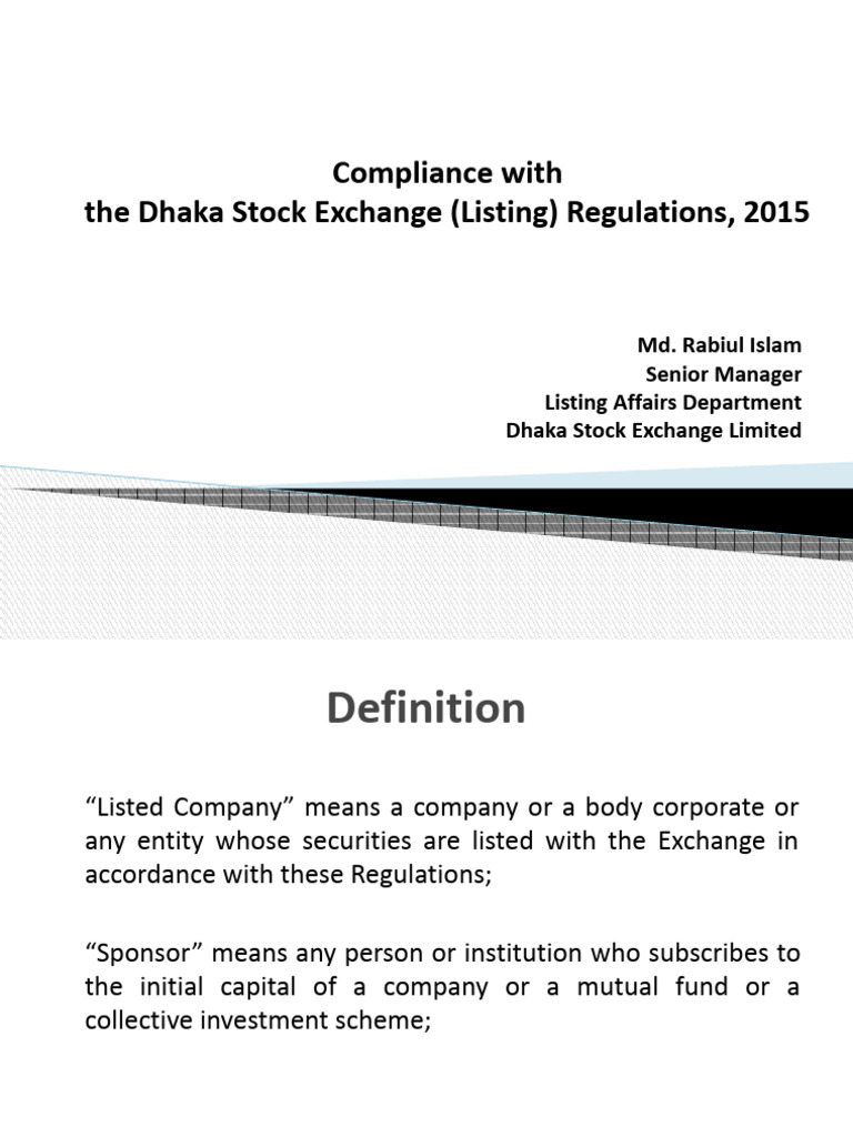 Presentation On Lr 2015 Pdf Securities Finance Dividend