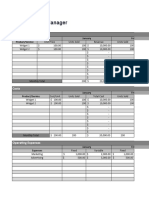 Operating Budget Template Excel ProjectManager WLNK