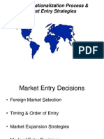 International Market Entry Strategies & Decisions