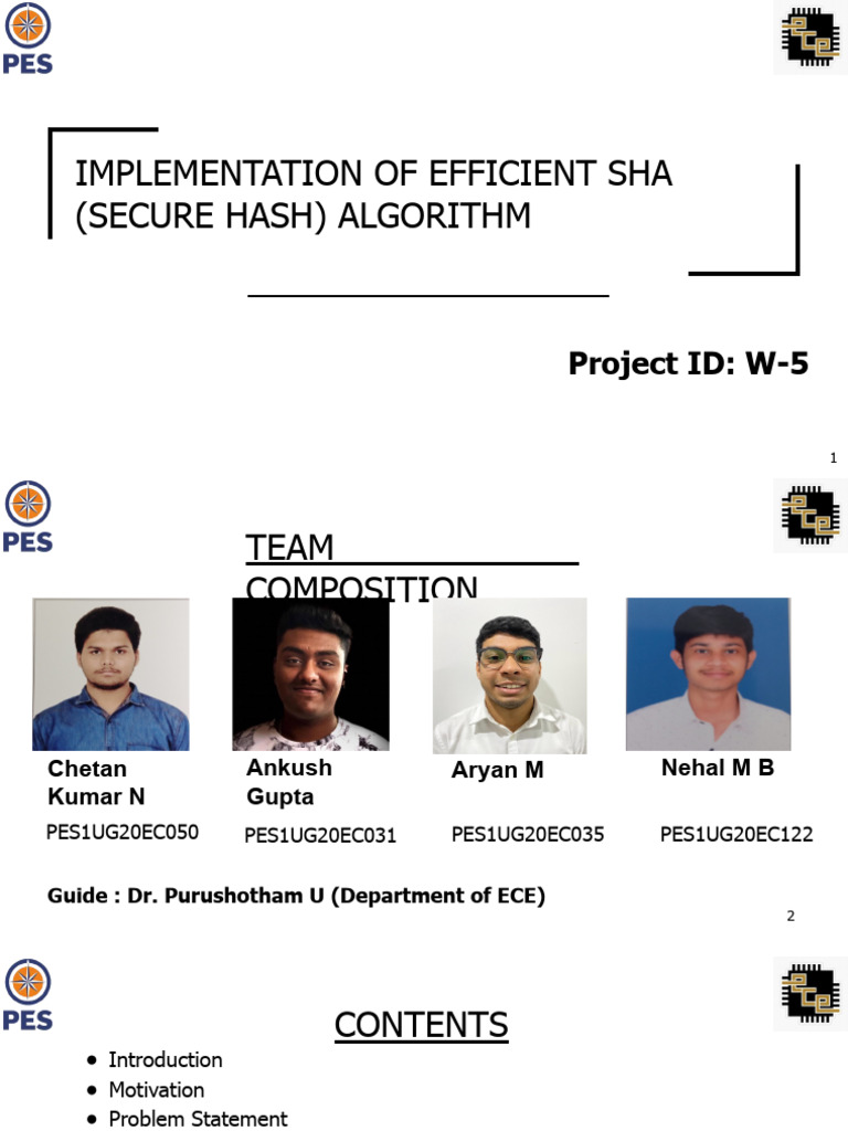 Efficient SHA-512 Implementation via FPGA | PDF | Applied Mathematics ...