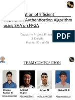 Implementation of Efficient Fingerprint Authentication Algorithm Using SHA On FPGA