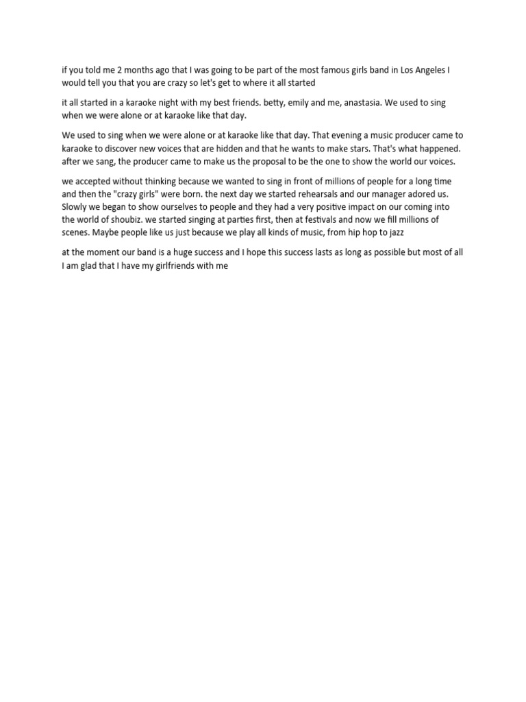 Form A Band | PDF | Art | Poetry