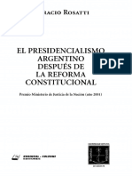 Rosatti - El Presidencialismo Argentino
