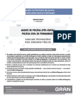 PC Pe 1 Simulado Agente de Policia Pos Edital 2401181402m Folha