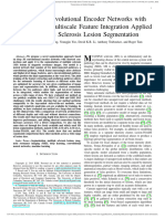 Deep 3D Convolutional Encoder Networks With Shortcuts For Multiscale Feature Integration Applied To Multiple Sclerosis Lesion Segmentation