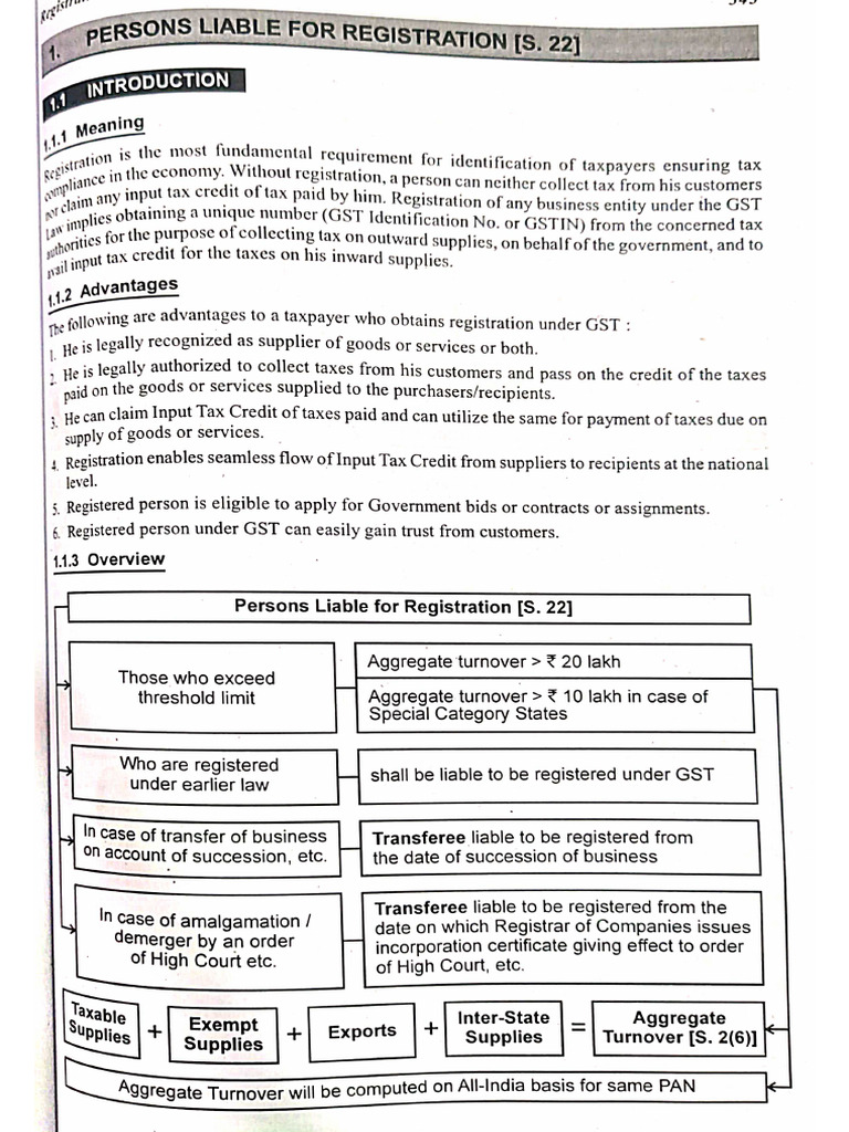 Registration Under Gst Pdf