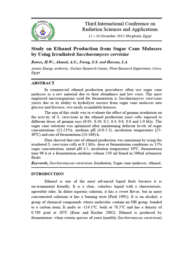 study-on-ethanol-production-from-sugar-cane-molasses-by-using