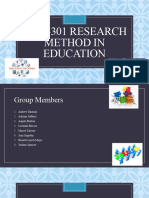 EFN 4301 Research Method in Education