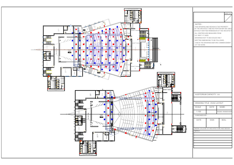 HVAC Layout for Auditorium Design | PDF