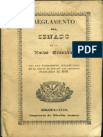 Impreso 1848 Reglamento Senado