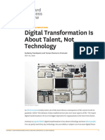 Digital Transformation Is About Talent, Not Technology