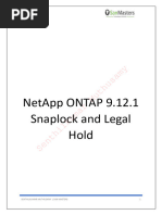 NetApp ONTAP 9.12.1 - Snaplock